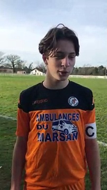 U15: Les mots du capitaine Théo après la victoire contre Aire /adour