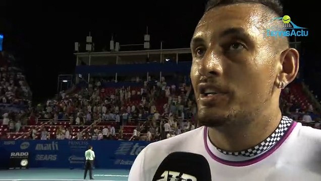 ATP - Acapulco 2019 - Nick Kyrgios avant de jouer sa finale contre Alexander Zverev !