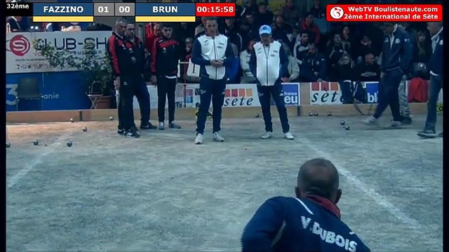 International à pétanque de Sète 2019 : 32e FAZZINO vs BRUN - Début