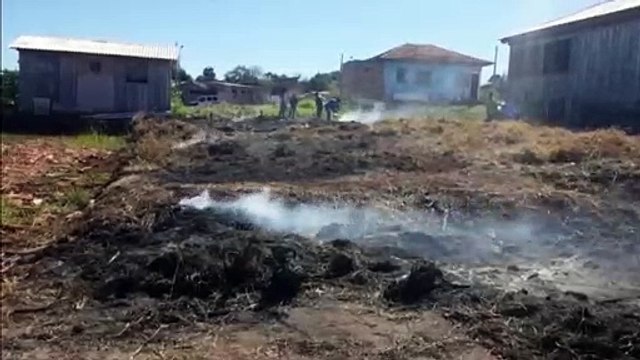 Incêndio ambiental é registrado no Jardim Veneza
