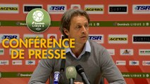 Conférence de presse Valenciennes FC - AC Ajaccio (4-0) : Réginald RAY (VAFC) - Olivier PANTALONI (ACA) - 2018/2019