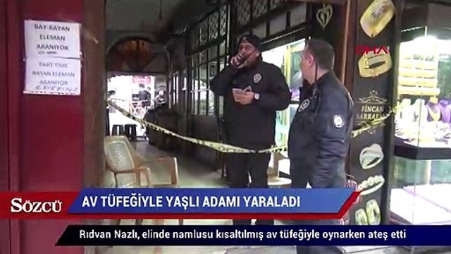 Av tüfeğiyle oynarken yaşlı adamı ensesinden vurdu