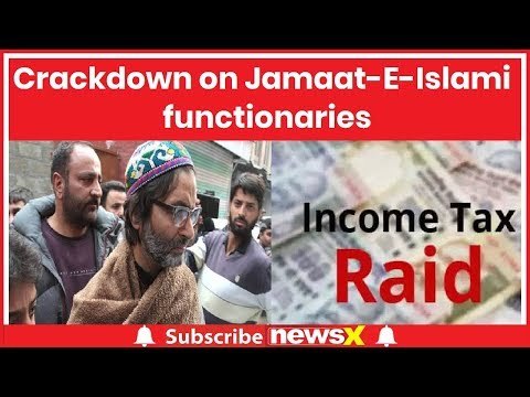 Income Tax Raid On Jammu Kashmir Separatist Organisation Jamaat-E-Islami, over 350 members arrested