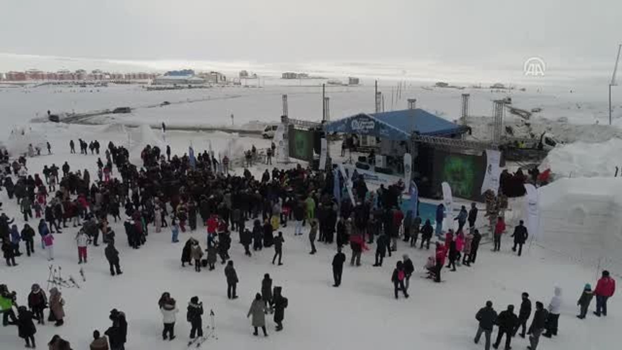 5. Sarıkamış Kış Oyunları Festivali" Renkli Görüntülere Sahne Oldu