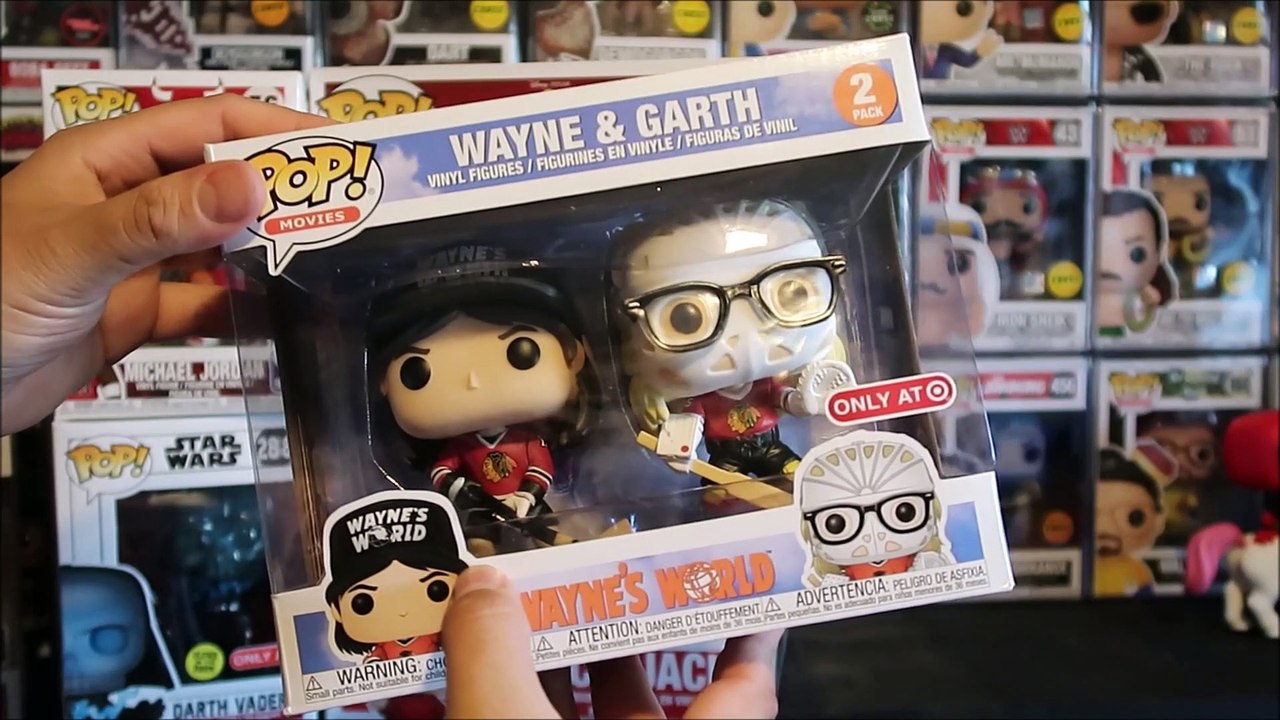 FUNKO POP WAYNES WORLD WAYNE & GARTH HOCKEY 2 PACK TARGET EXCLUSIVE DETAILED LOOK OUT THE BOX