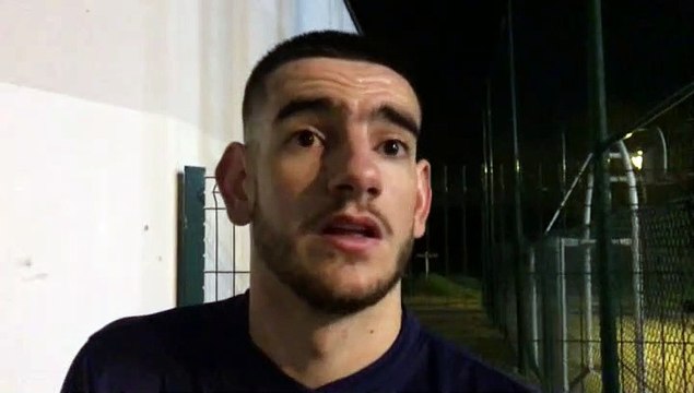 R3 – Aurélien FERRAND réagit après le nul du FC CHAPONNAY-MARENNES à SUD LYONNAIS 2013