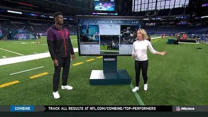Metcalf reacts to Patrick Mahomes' tweet about his combine performance