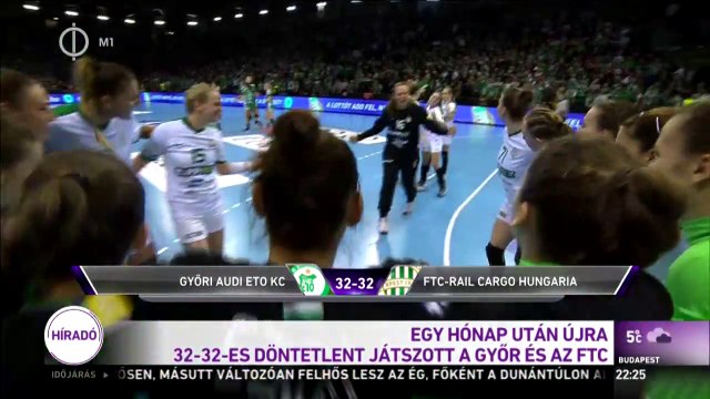 Győri ETO 32-32 Ferencváros