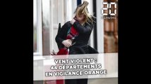 Vent violent: 44 départements en vigilance orange