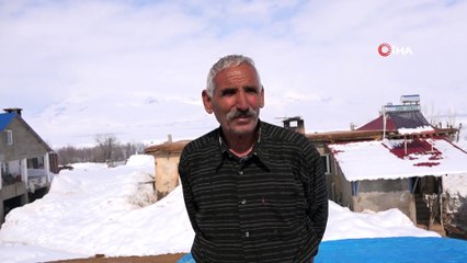 Ovacık'ta karda zorlu yaşam... Kar beraberinde kartpostallık görüntüler getirdi