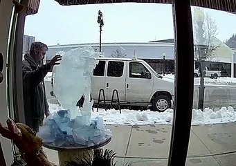 Sculpture de glace Fail