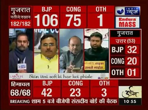 Assembly Results 2017_ पीएम मोदी ने संसद में दिखाया विक्ट्री साइन, 4 बजे बीजेपी