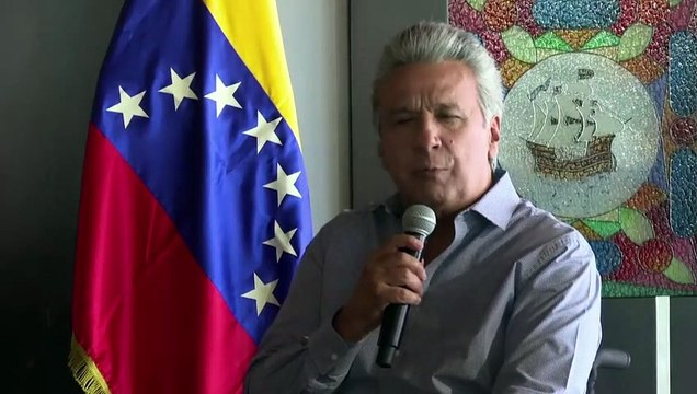 Guaidó se reúne en Ecuador con el presidente Moreno