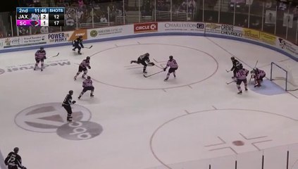 ECHL Jacksonville Icemen 3 at South Carolina Stingrays 1