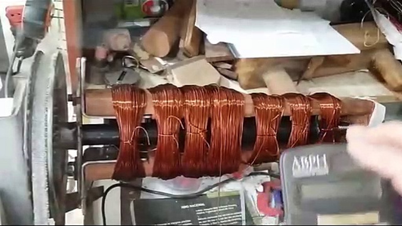 Como rebobinar um motor de Lavadora Wanke