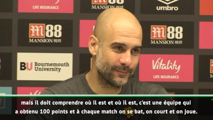 29e j. - Guardiola : "Mahrez doit comprendre où il est"