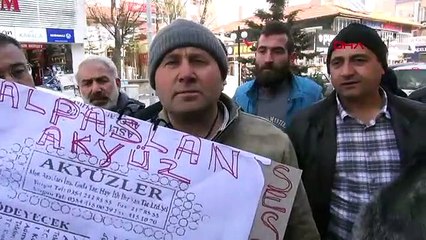 İcra takibi başlatılan çiftçiden eşekli protesto