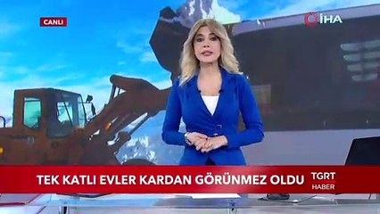 Tek Katlı Evler Kardan Görünmez Oldu