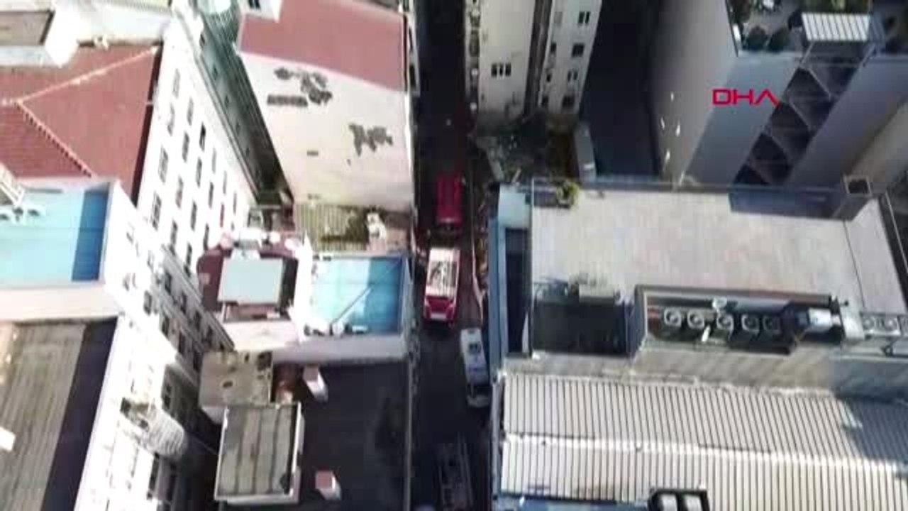 İstanbul- Beyoğlu'nda Yangın Paniği