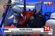 Lanzan cápsula que llevará astronautas de la NASA a la EEI