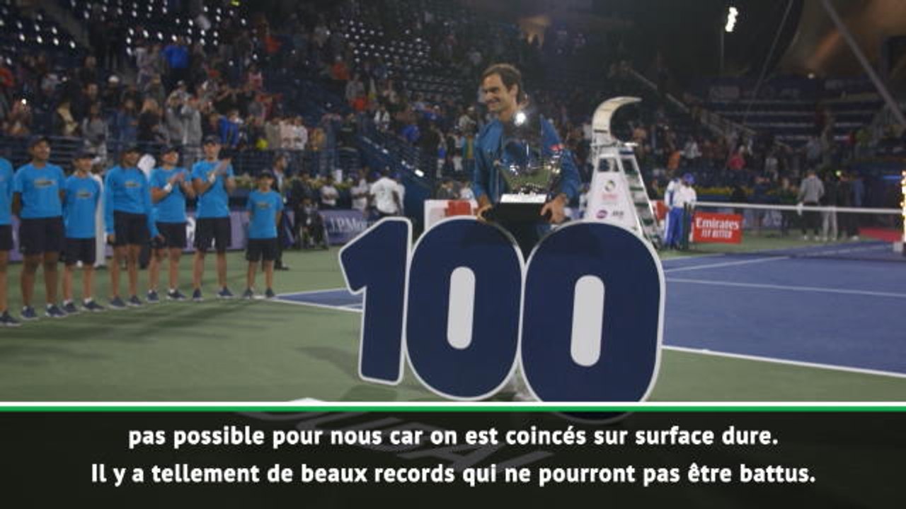 Dubaï - Le record de Connors ? Federer n'en fait pas une obsession