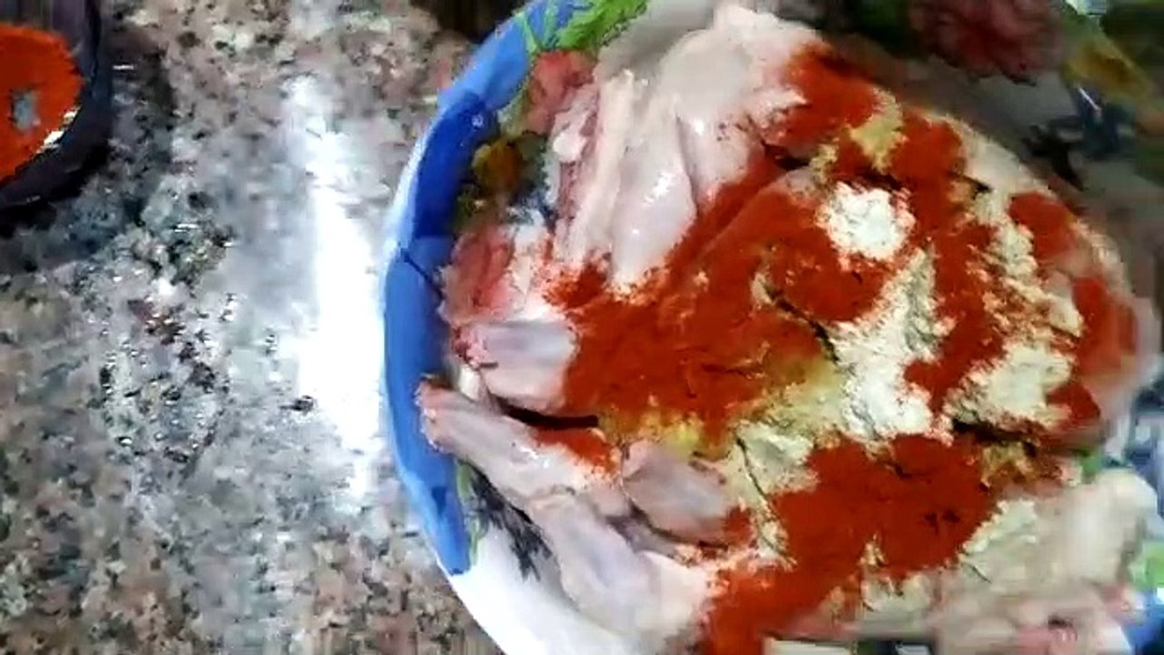 crispy chicken fry - indian style!