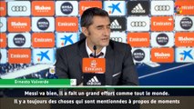 Valverde donne des nouvelles de Messi