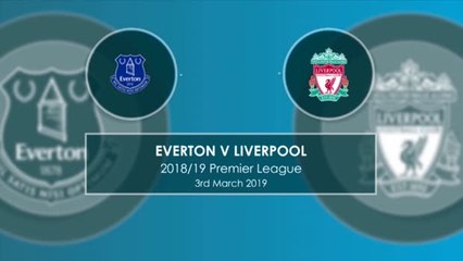 Everton v Liverpool - head to head