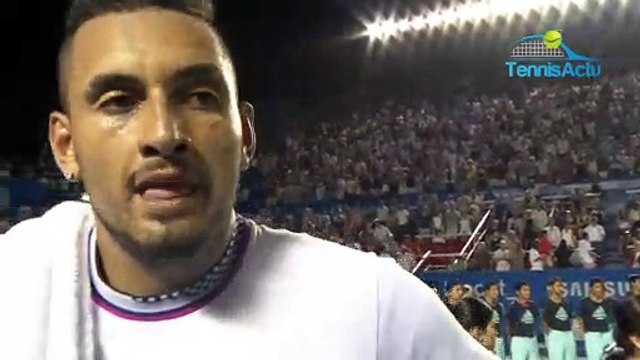 ATP - Acapulco 2019 - Nick Kyrgios : M'en sortir en gagnant contre Nadal ou Zverev, c'est énorme