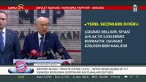 Bahçeli gündemi değerlendiriyor