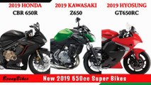 2019 All New Honda CBR 650R VS New 2019 Kawasaki Z650 VS New 2019 Hyosung GT650RC