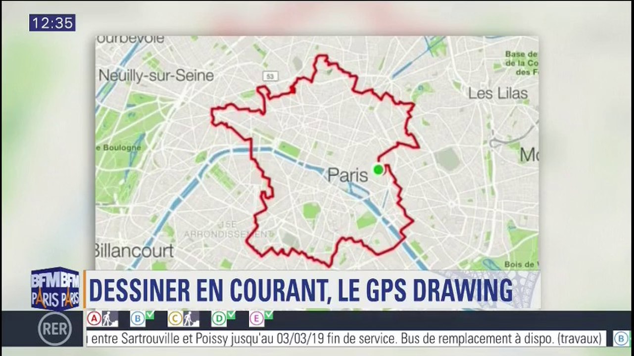 Vous aimez dessiner et courir ? Et si vous vous mettiez au "GPS drawing"?