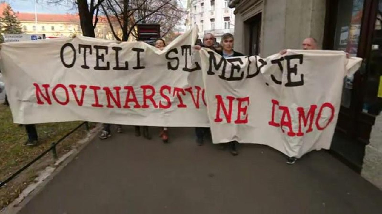 Les journalistes croates se rassemblent pour dénoncer les pressions politiques