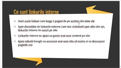 Cum optimizam linkurile interne de pe site - Flavius Noja