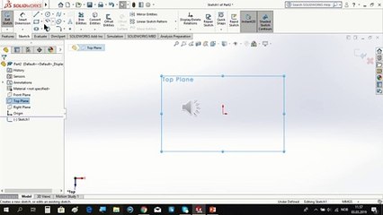 Solid Works lage Kube