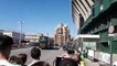 Betis-Getafe: Llegada del autobús del Betis al Benito Villamarín