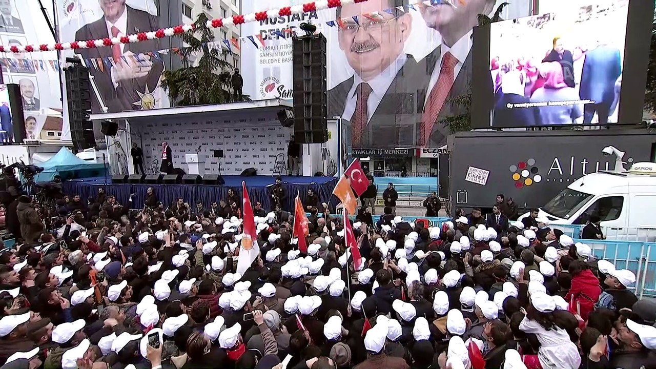 Cumhurbaşkanı Erdoğan: 'Bölücü örgütün siyasi uzantılarının aday göstermediği illerde tünel siyaseti aşikardır' - SAMSUN