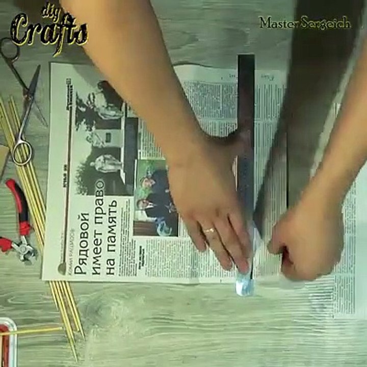 Making a pretty flower pot