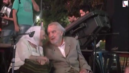 Nora Coriñas y Osvaldo Bayer en jornada contra Obama en Encuento de los Pueblos