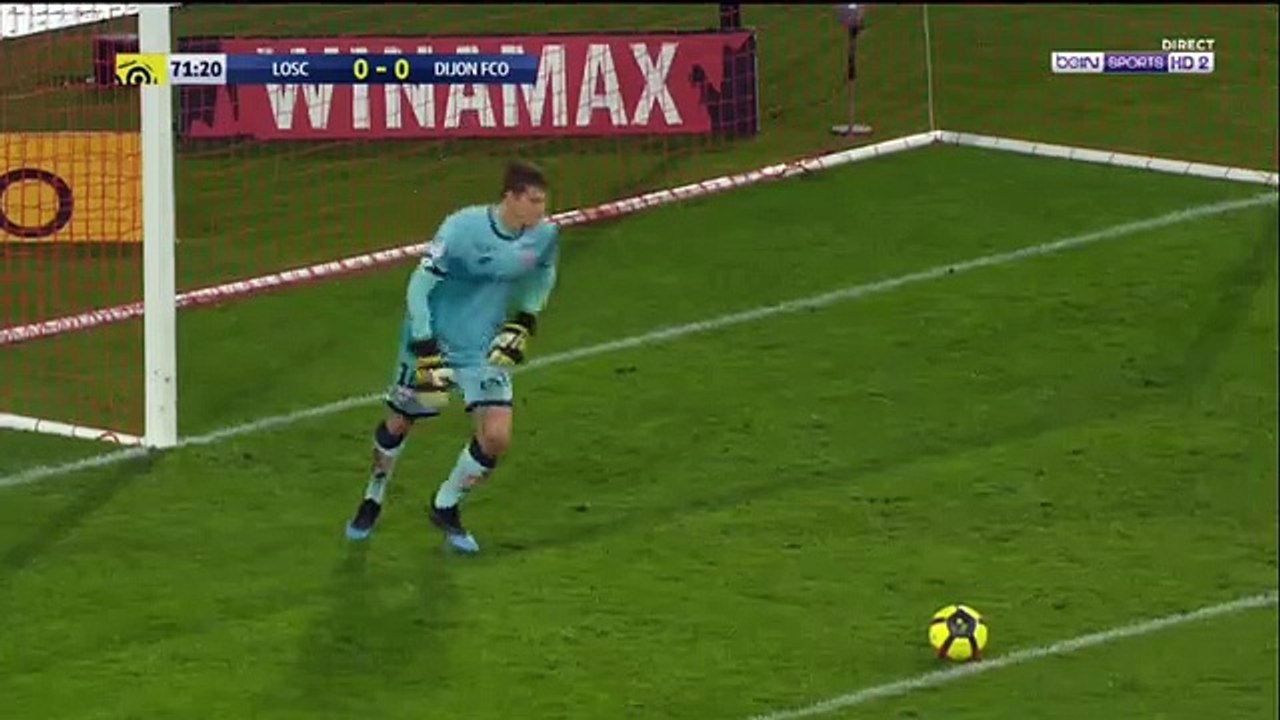 Résumé Lille 1-0 Dijon buts LOSC-DFCO