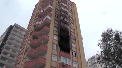 Yangın Çıkan Evde Mahsur Kalan 5 Kişi Kurtarıldı (2)