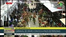 Bolivia: 52 conjuntos folklóricos desfilan en el Carnaval de Oruro