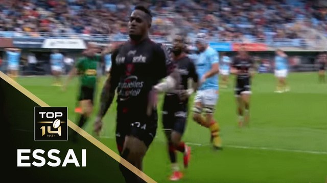 TOP 14 - Essai Josua TUISOVA (RCT) - Perpignan - Toulon - J18 - Saison 2018/2019