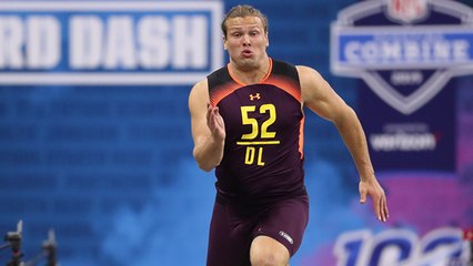 Chase Winovich runs an official 4.59 40-yard dash at 2019 combine