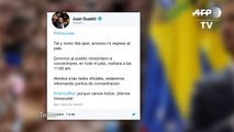 Guaidó convoca protestos e anuncia retorno