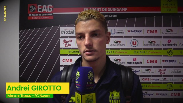 EA Guingamp - FC Nantes : la réaction des joueurs