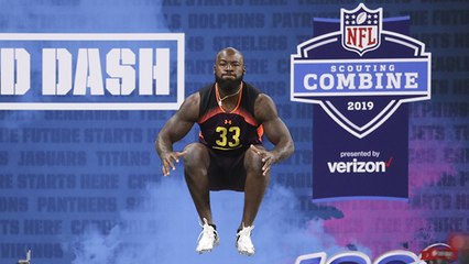 Germaine Pratt runs an official 4.57 40-yard dash at 2019 combine