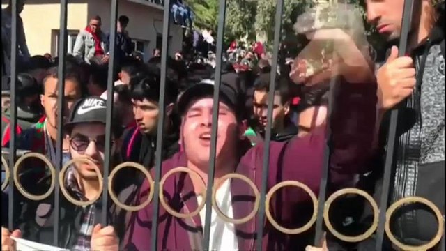 Algerian president promises to stand down afer next election in response to protests