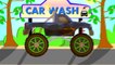 Car Wash Monster Truck | Machine De Lavage De Voiture | Animation