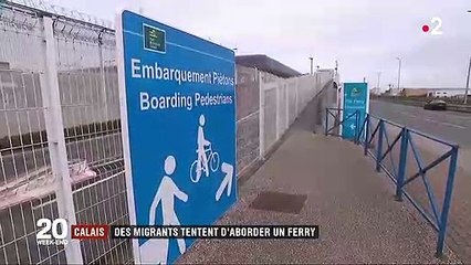 Calais : des migrants tentent de s'introduire à bord d'un ferry